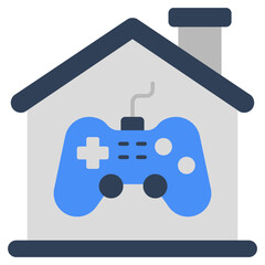 Modern design icon of game house 