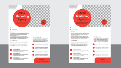 Corporate business flyer template marketing vector layout modern banners poster A4 graphic design