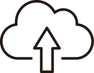 cloud computing icon - internet technology