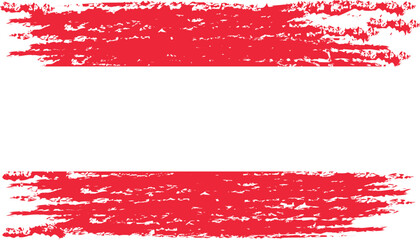 Brush stroke flag of AUSTRIA