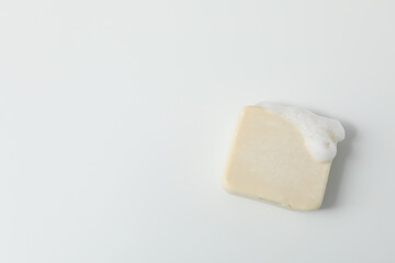 Soap - spa, beauty procedures and skin care concept, space for text