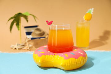 Drinks, fresh summer drink for refreshing, summer vibes concept