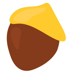 Oak nut squirrel food