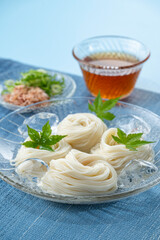 夏の風物詩　素麺
