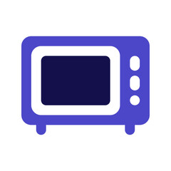 microwave bicolor icon