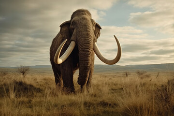 Fototapeta na wymiar Mammoth elder Elephant