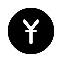 yen glyph icon