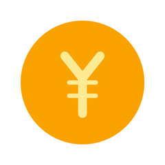 Obraz premium Yuan flat icon