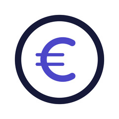 euro line color icon
