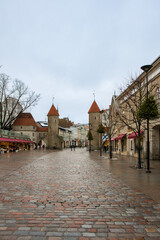 old town buildings, Tallinn, Estonia