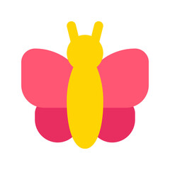 butterfly flat icon