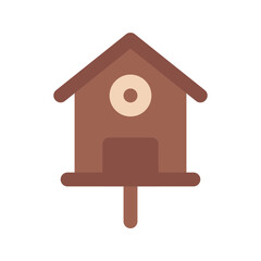 birdhouse flat icon
