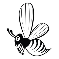 Bee Drawing Outline