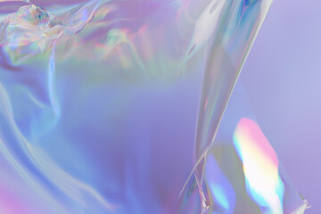 abstract liquid wave. chromatic dispersion, spectrum gradient effect, 3d rendering