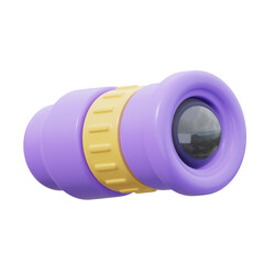 3D Camera Lens Illustration