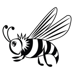 Bee Drawing Outline