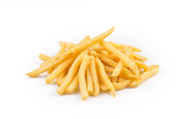 french fries isolated