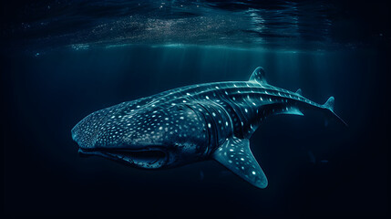 Fototapeta premium whale shark in the aquarium