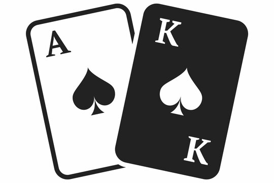 playing cards illustration