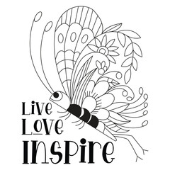 Butterfly Drawing Design