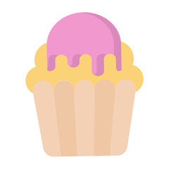 Ice Cream Flat Icon