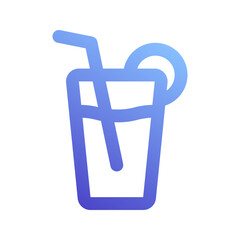 lemonade gradient icon
