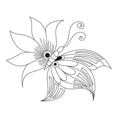 Butterfly Drawing Design