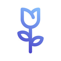 tulip gradient icon
