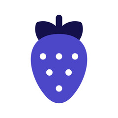strawberry bicolor icon