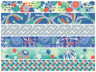 和柄の帯セット