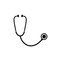 Stethoscope medical instrument icon isolated on transparent background