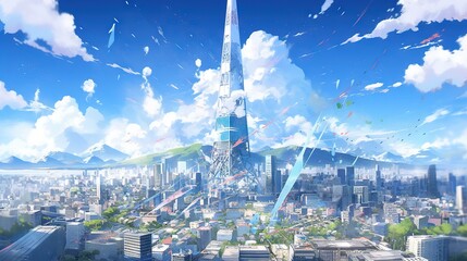Tokyo Landscape anime wallpaper