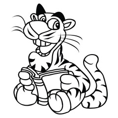 Cat Drawing Outline Design