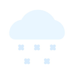 snow flat icon
