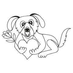Dog Drawing Design
