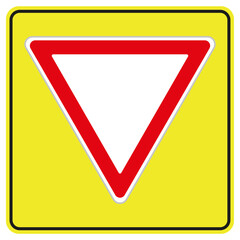 Give Way to All Traffic (TT-1), Traffic Sign