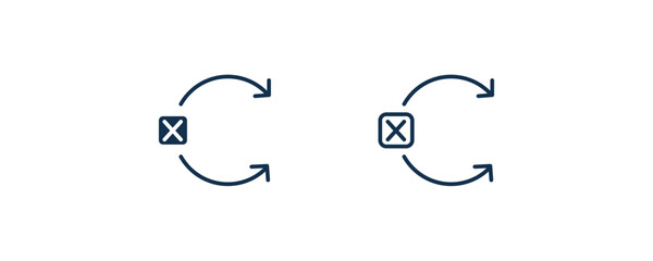 no tittling icon. Outline and filled no tittling icon from user interface collection. Line and glyph vector. Editable no tittling symbol can be used web and mobile