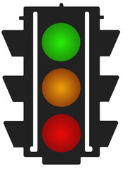 traffic light and lights