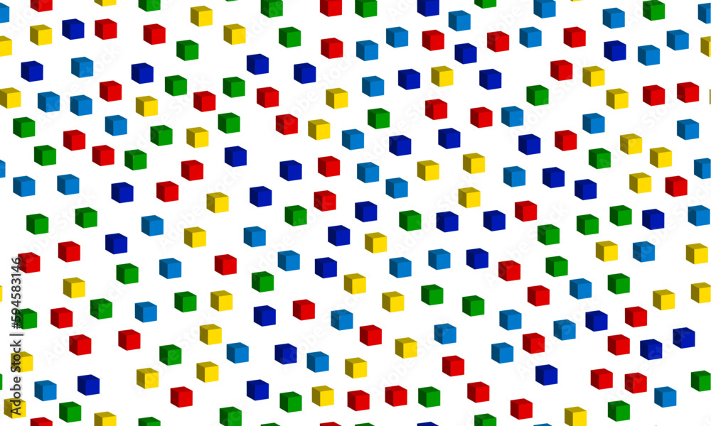 Poster Abstract seamless geometric pattern. Horizontal vector image.