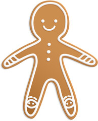Christmas Gingerbread Man Cookie 