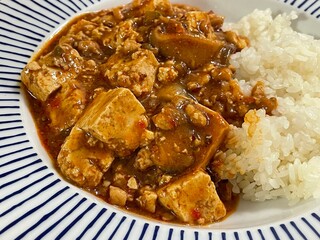 mapa tofu with rice