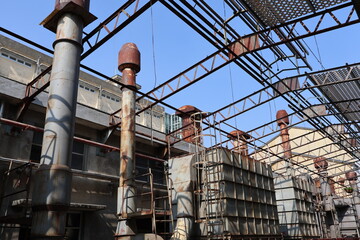 Fototapeta premium April 16, 2023: 1936 Tobacco Culture Base in Pingtung, Taiwan.