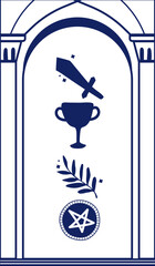 Border Tarot Card