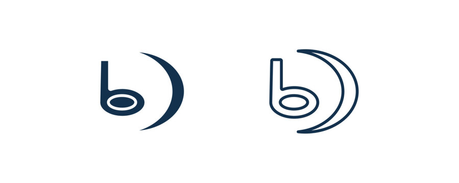 bluray icon. Outline and filled bluray icon from hardware and equipment collection. Line and glyph vector isolated on white background. Editable bluray symbol.