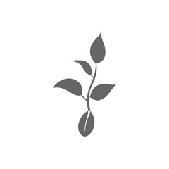 Sprout icon isolated on transparent background
