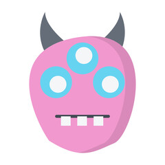 Monster Flat Icon