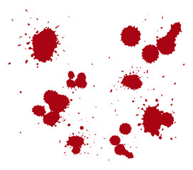 Blood spot, vector