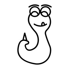 Monsters Thin Line Icon Outline Spooky Monster