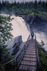 Fototapeta premium bridge over the river