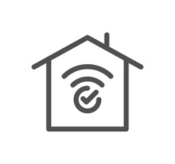 Security related icon outline and linear vector.